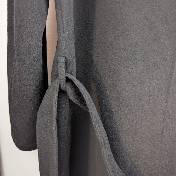 Quince Double-Faced Merino Wool Draped Collar Wrap Coat - NWOT - Picture 10 of 15